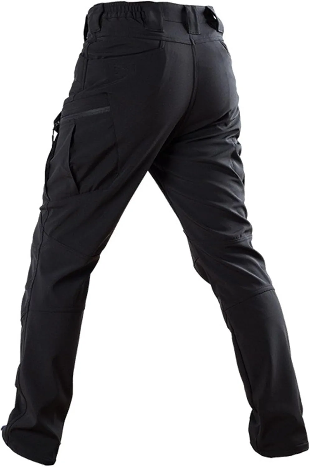 JEKE-DG Men's Loose Fit Motorcycle Cargo Pants Casual Waterproofing Solid Pants Fashion Multi-Pocket Outdoor Pants