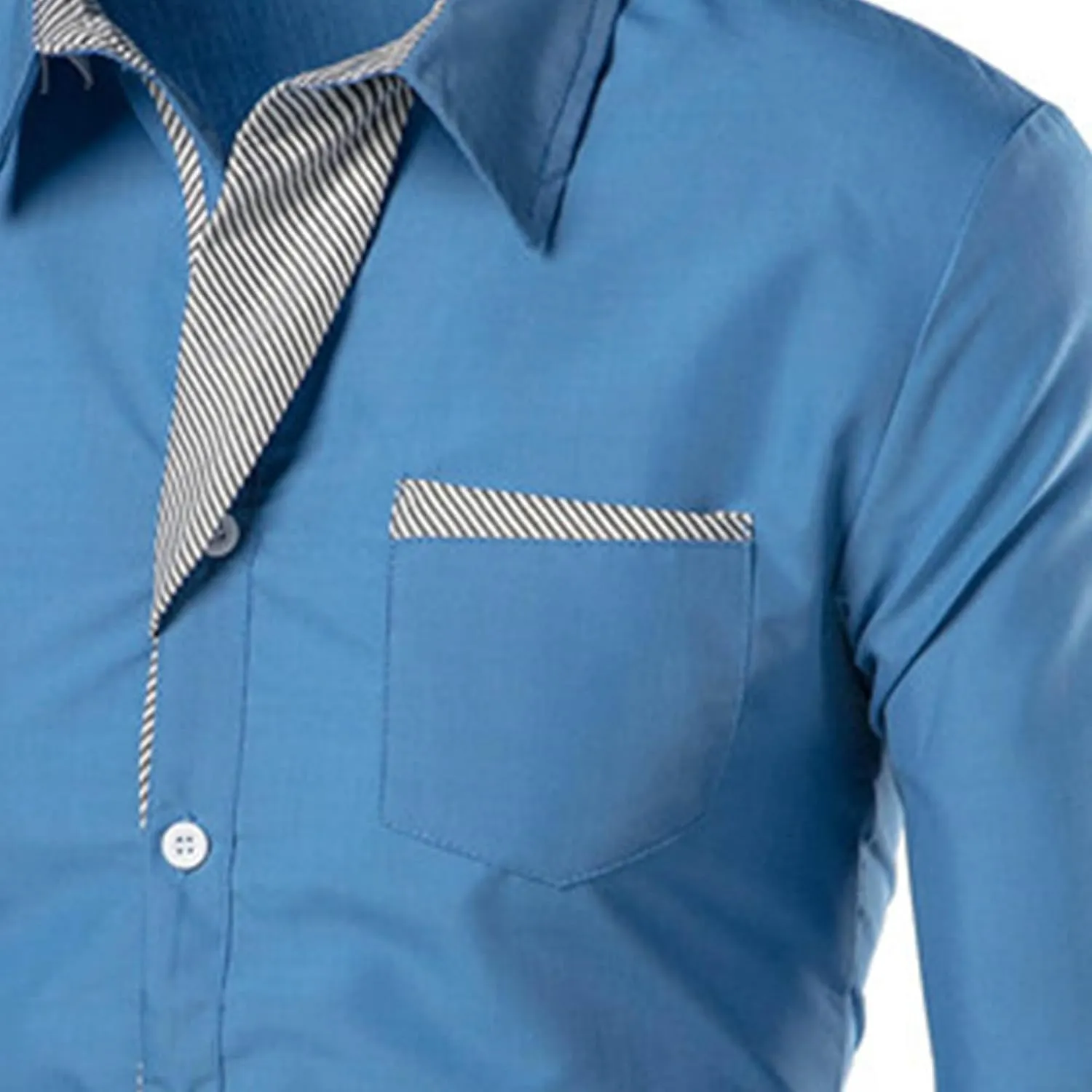 JEShifangjiusu Men's Casual Long Sleeve Button-Down Shirts Slim Fit Beach Yoga Fashion Shirts Cotton Dress Shirt with Pocket