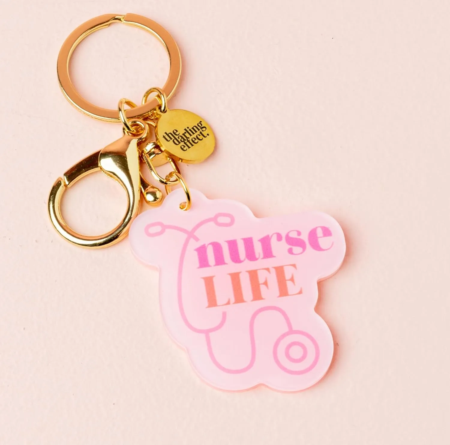 Keychain Wallet Matching Set Slim Credit Card Holder Hands Free Key Ring with Zipper Coin Pouch Gifts for Mom Teacher Nurse Appreciation Matching Accessories (Pink Bows)