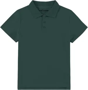 Kid Nation Boys Polo Shirts Kids School Uniform Shirts Short Sleeve Girls Collared Shirts 4-12 Years