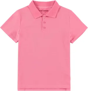 Kid Nation Boys Polo Shirts Kids School Uniform Shirts Short Sleeve Girls Collared Shirts 4-12 Years