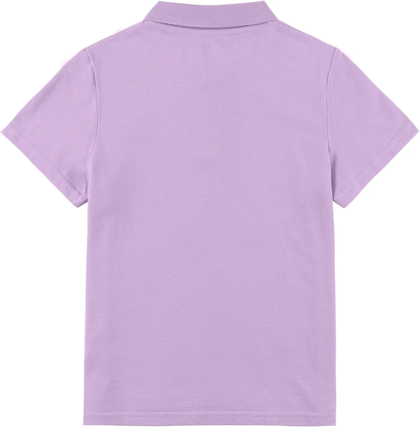 Kid Nation Boys Polo Shirts Kids School Uniform Shirts Short Sleeve Girls Collared Shirts 4-12 Years