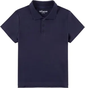 Kid Nation Boys Polo Shirts Kids School Uniform Shirts Short Sleeve Girls Collared Shirts 4-12 Years