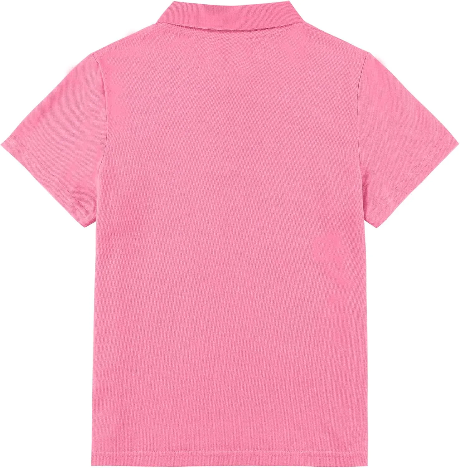 Kid Nation Boys Polo Shirts Kids School Uniform Shirts Short Sleeve Girls Collared Shirts 4-12 Years