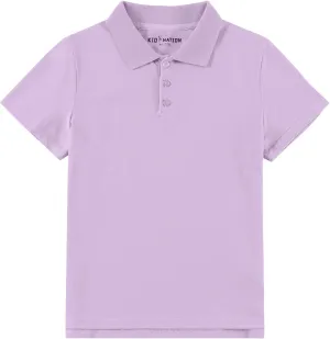 Kid Nation Boys Polo Shirts Kids School Uniform Shirts Short Sleeve Girls Collared Shirts 4-12 Years