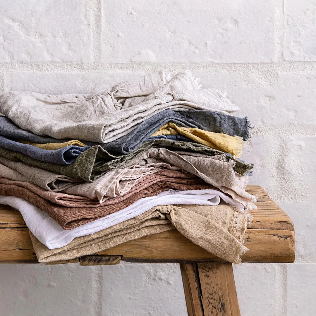 Kristine Linen Guest Towel - Fonda