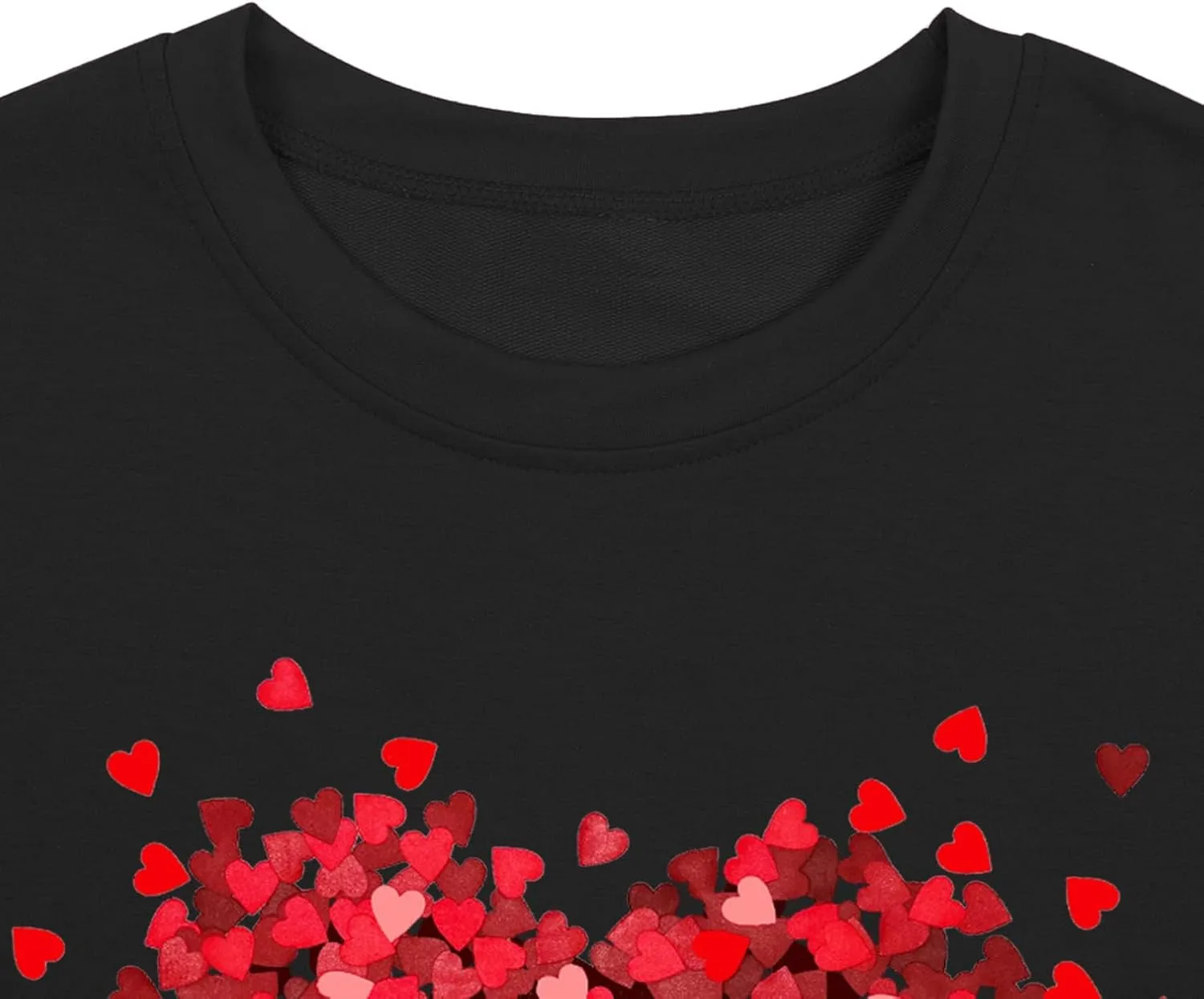 LHBNK Valentines Sweatshirt Women Love Heart Shirts Pullover Long Sleeve Tops