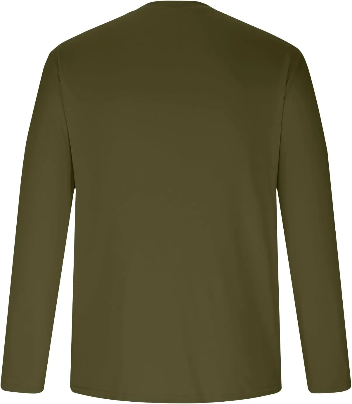 Long Sleeve Shirts for Men Sun Protection Casual Quick Dry Workout Athletic T-Shirts Lightweight Gym Tees Basic Tops