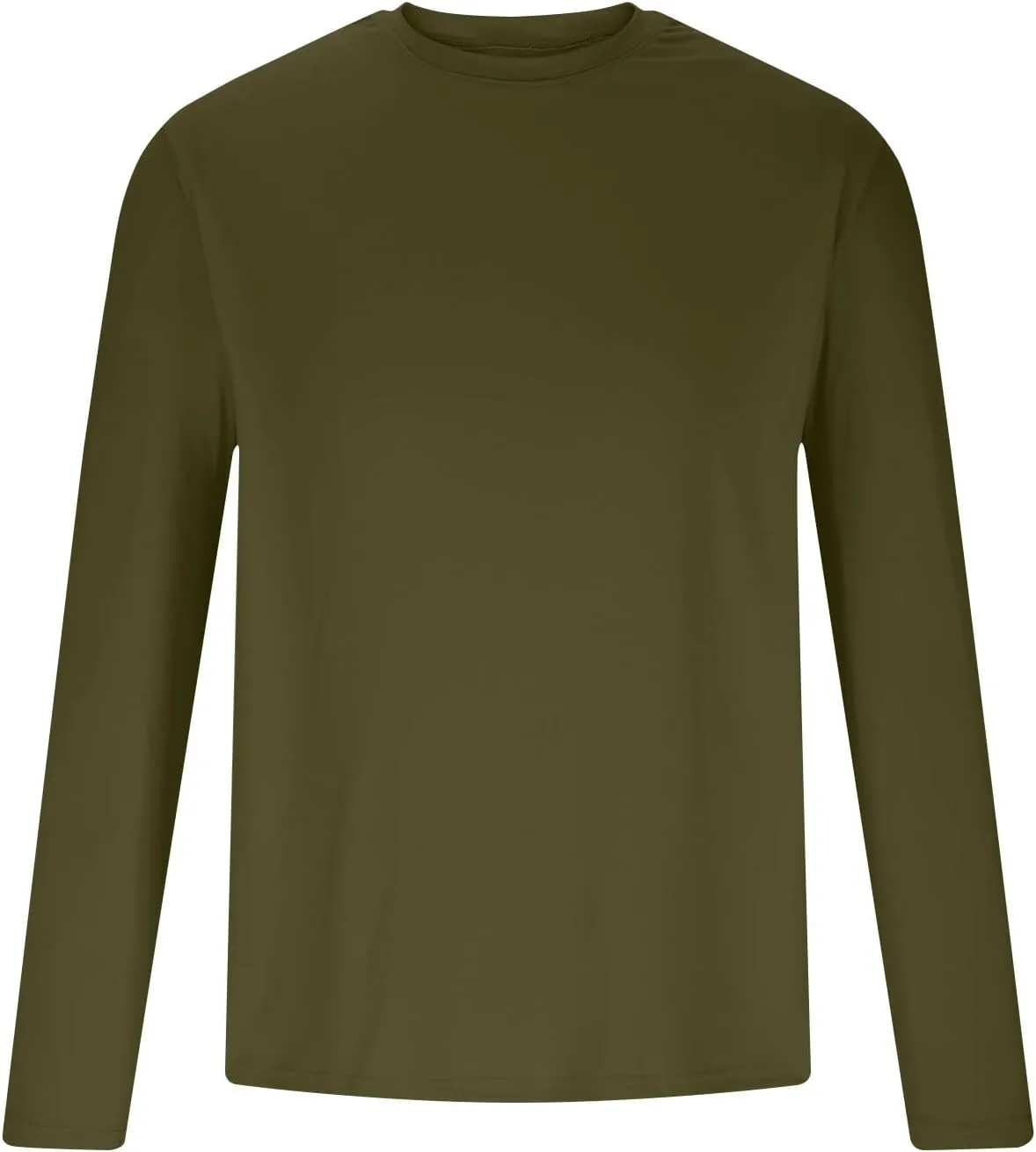 Long Sleeve Shirts for Men Sun Protection Casual Quick Dry Workout Athletic T-Shirts Lightweight Gym Tees Basic Tops