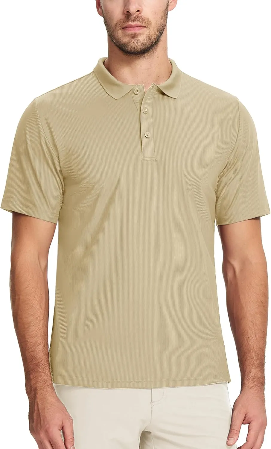 MAGCOMSEN Men's Polo Shirts Short Sleeve Collared Shirt Moisture Wicking Dry Fit Performance Golf Casual Work Shirts