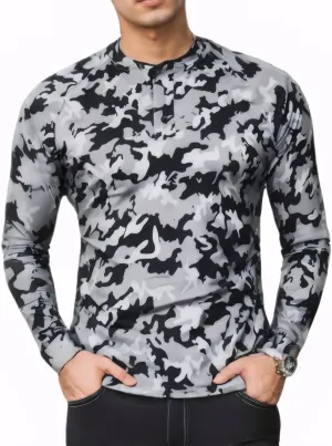 M&F EVENMINE Men's Short/Long Sleeve Shirt Athletic Polo Golf Shirts for Men Collarless Tshirt