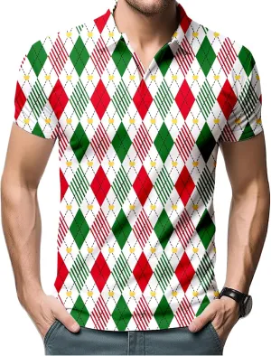 Mens 70s Golf Shirts for Men,Funny Golf Shirts for Men Short Sleeve,Mens 70s Shirt 70s Outfits for Men