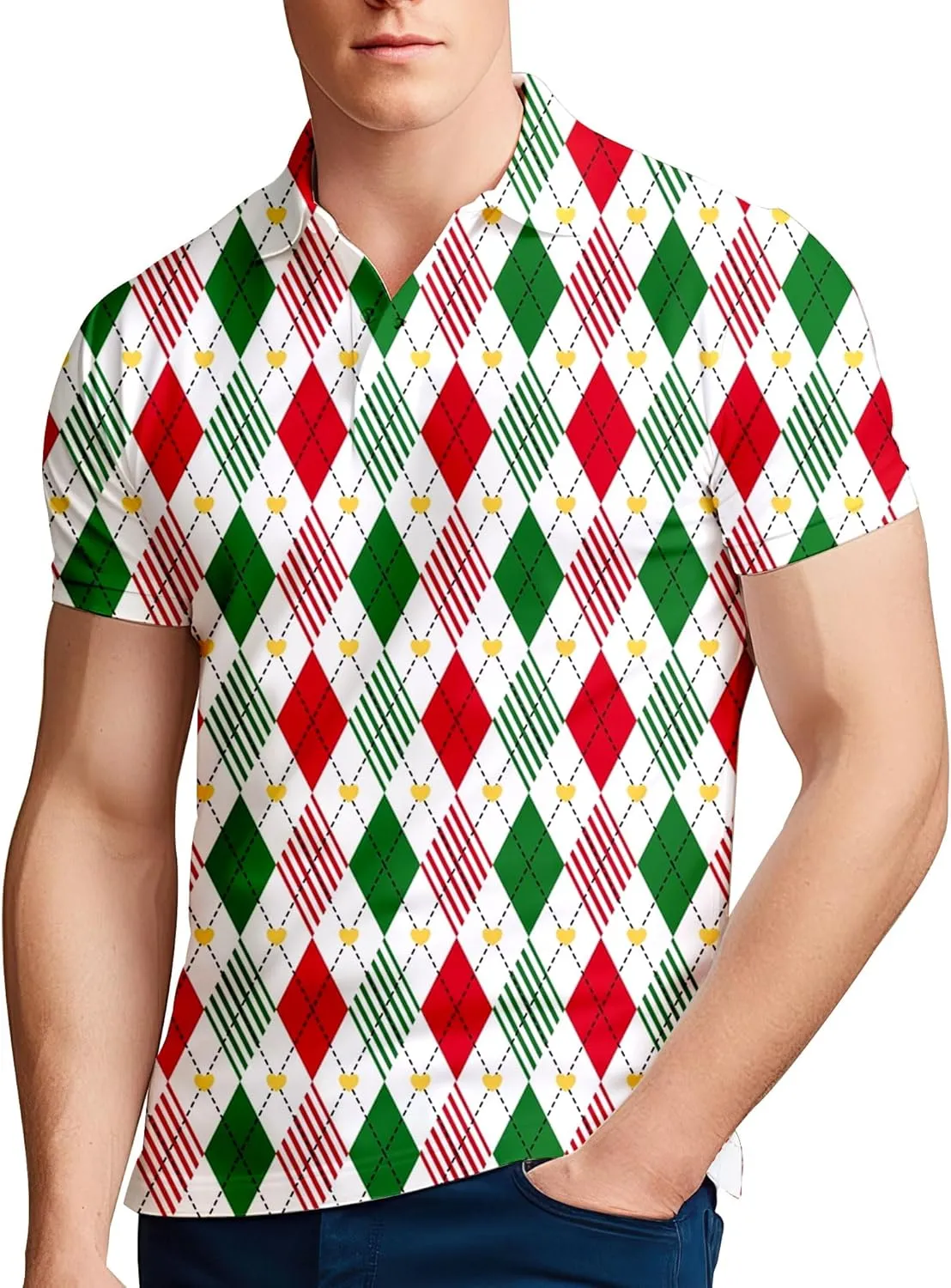 Mens 70s Golf Shirts for Men,Funny Golf Shirts for Men Short Sleeve,Mens 70s Shirt 70s Outfits for Men