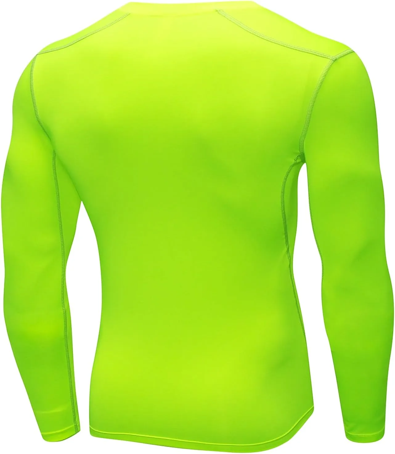 Men's Compression Shirts Long Sleeve Athletic T-Shirts Workout Running Tops Quick Dry Baselayer Undershirts for Football