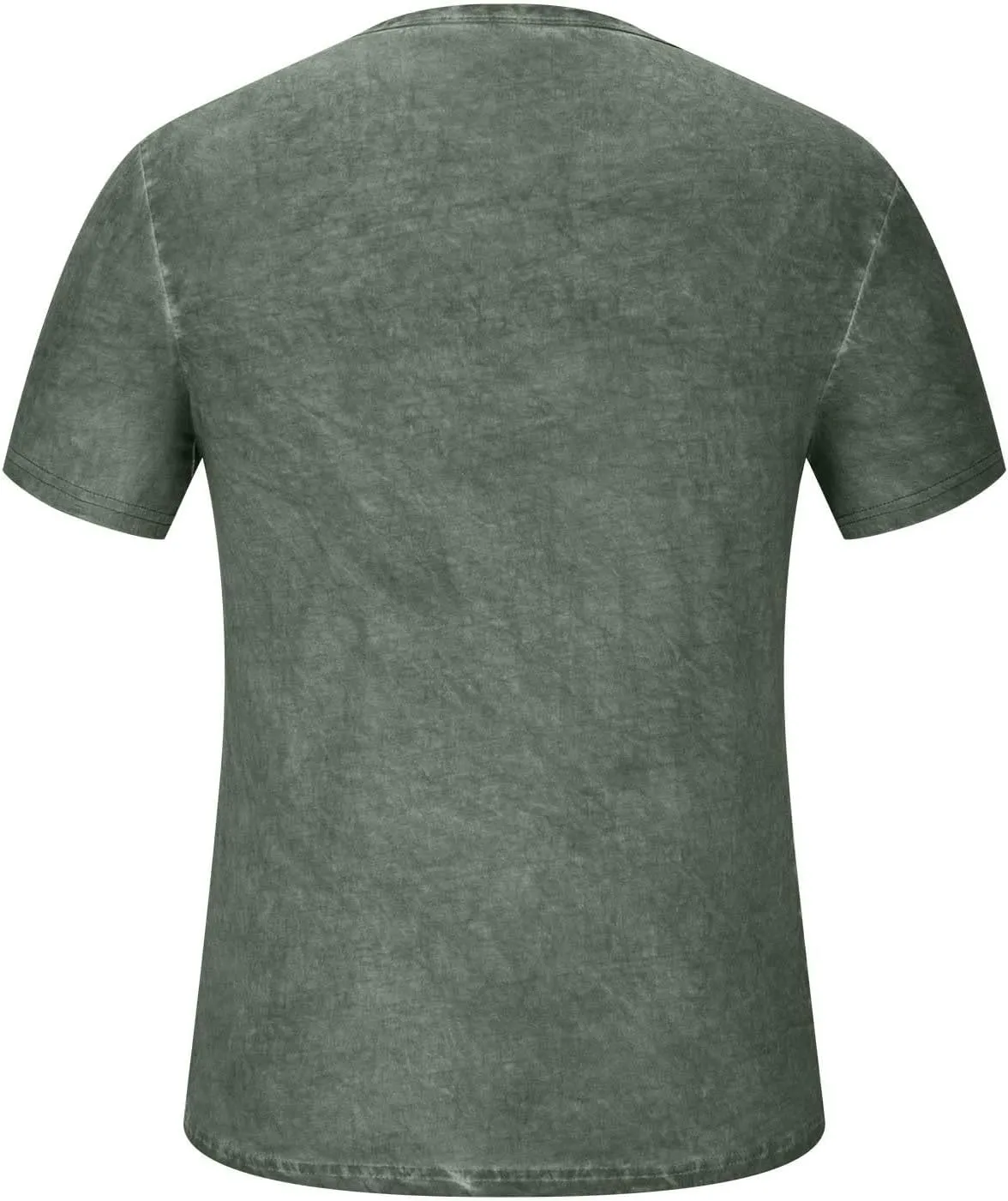 Men's Distressed Henley Shirts Button Up V-Neck T-Shirts Short Sleeve Tops Comfy Tees Summer Casual Pullover Vintage Blouse