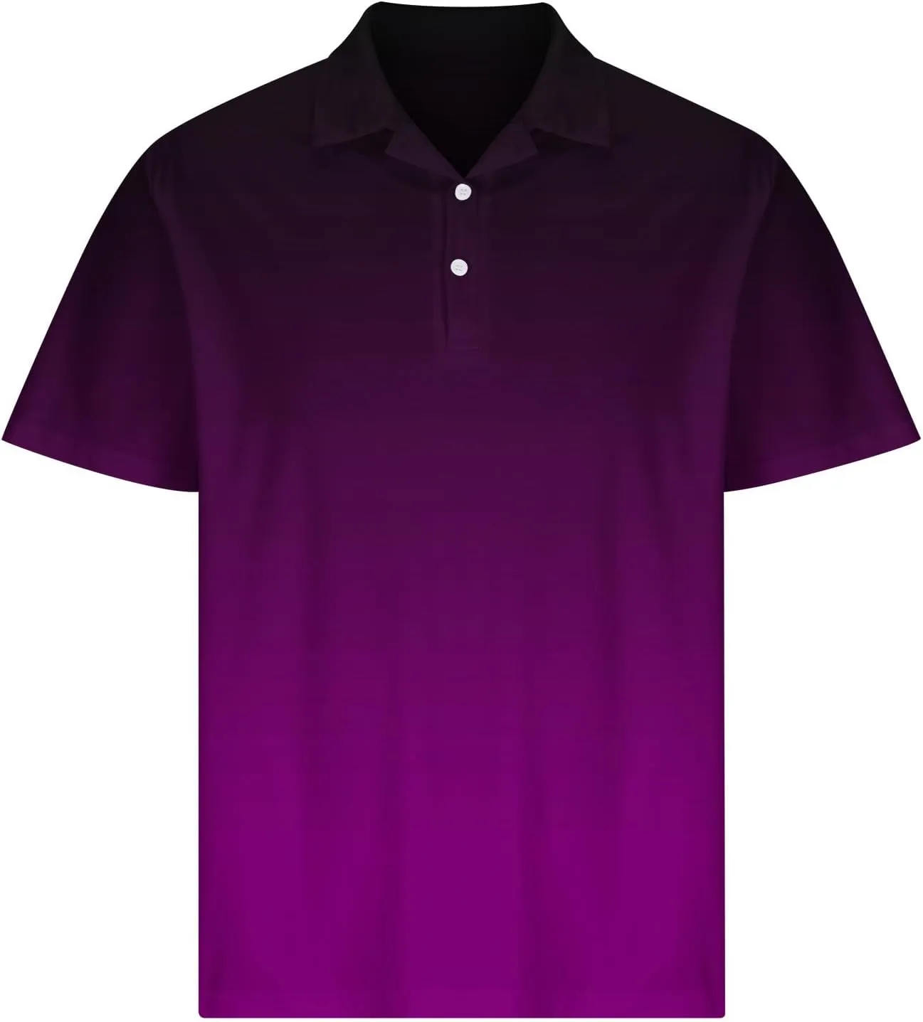 Mens Golf Shirts Quick Dry Short Sleeve Shirt 1/4 Button Down Shirts Lapel Casual T Shirt Moisture Wicking T-Shirt