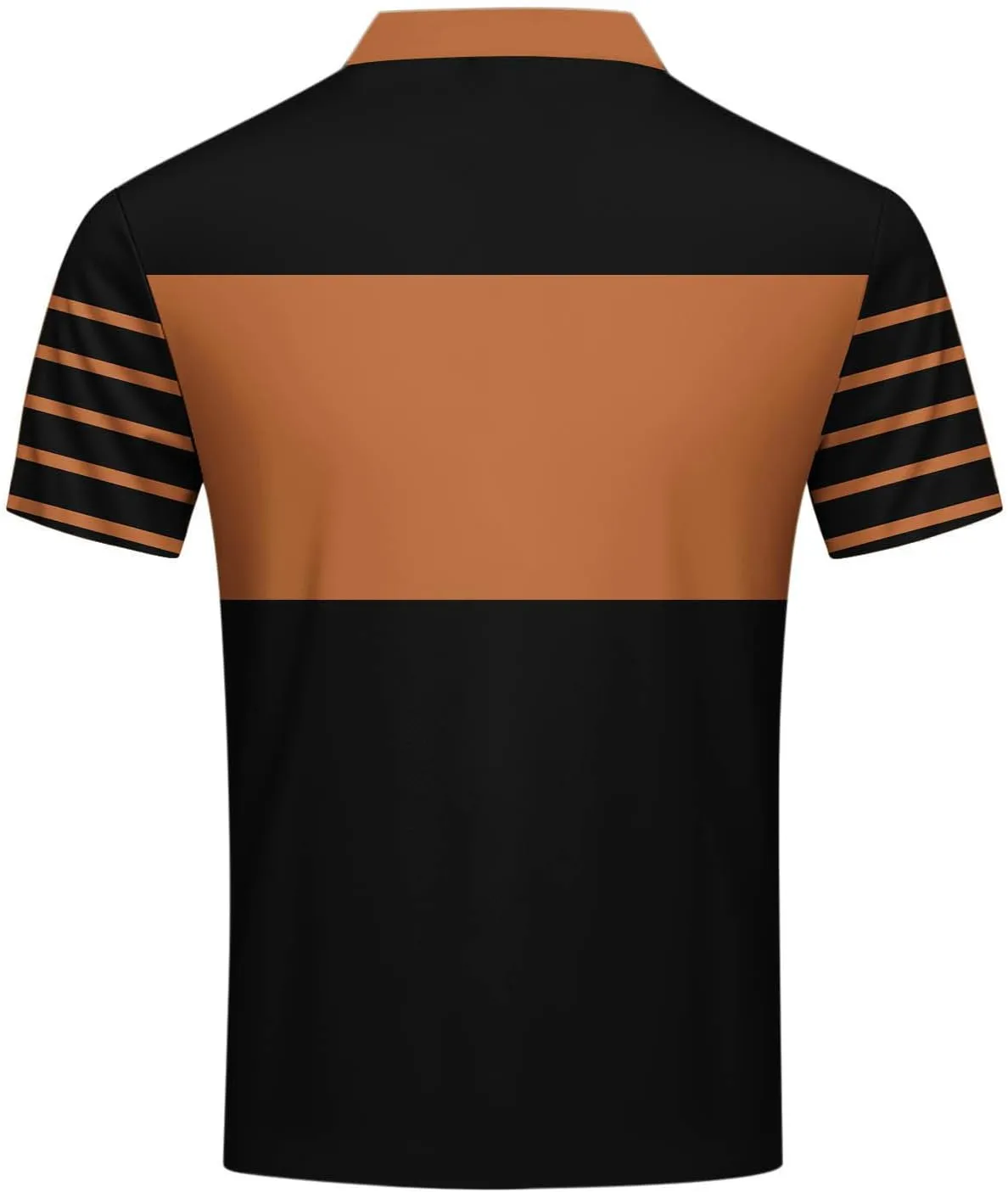 Mens Golf Shirts Quick Dry Short Sleeve Shirt 1/4 Button Down Shirts Lapel Casual T Shirt Moisture Wicking T-Shirt