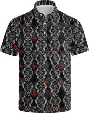 Men's Golf Shirts Short Sleeve Polo Shirts for Men Performance Moisture Wicking Dry Fit Golf Polo Shirts