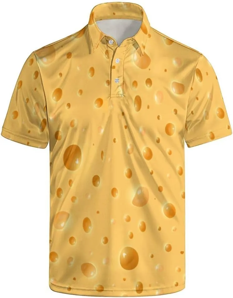 Men's Golf Shirts Short Sleeve Polo Shirts for Men Performance Moisture Wicking Dry Fit Golf Polo Shirts