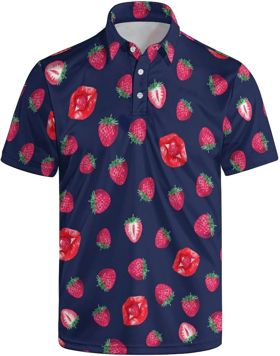 Men's Golf Shirts Short Sleeve Polo Shirts for Men Performance Moisture Wicking Dry Fit Golf Polo Shirts