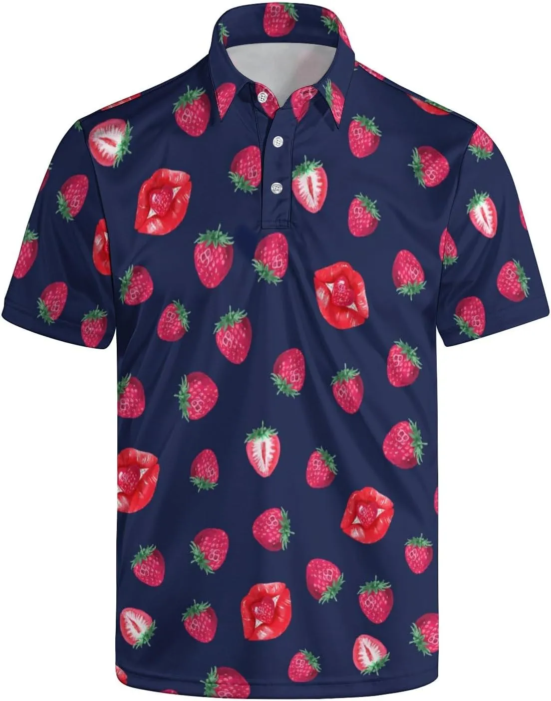 Men's Golf Shirts Short Sleeve Polo Shirts for Men Performance Moisture Wicking Dry Fit Golf Polo Shirts