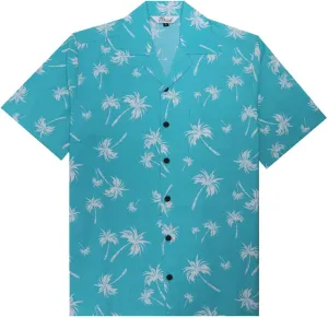Men's Hawaiian Shirt Short Sleeve Summer Button Down Beach Dress Aloha Shirts