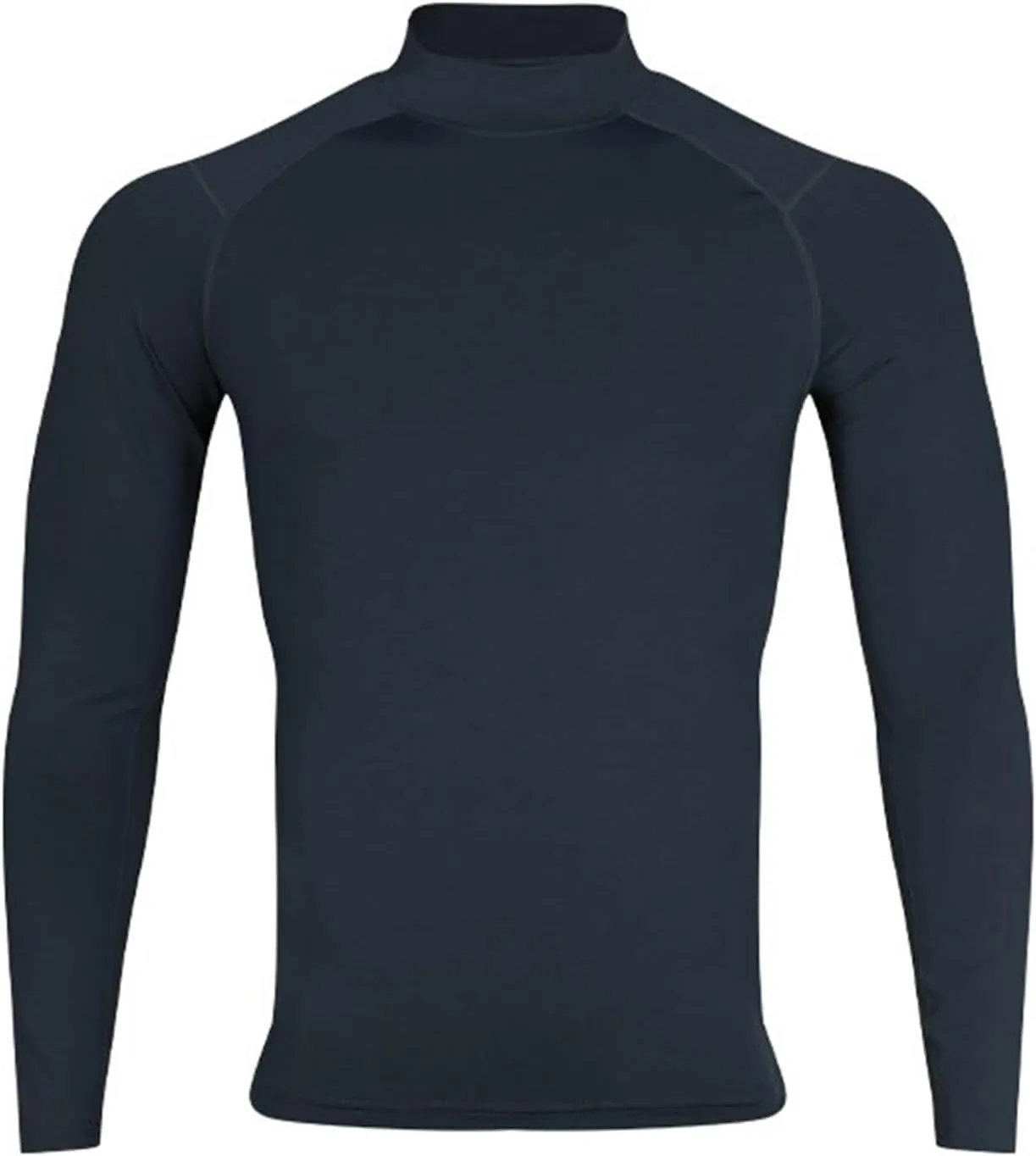 Men's Long Sleeve Compression Rash Guard Mock Neck Swimming Shirts UPF 50  Quick Dry Athletic Workout T-Shirts