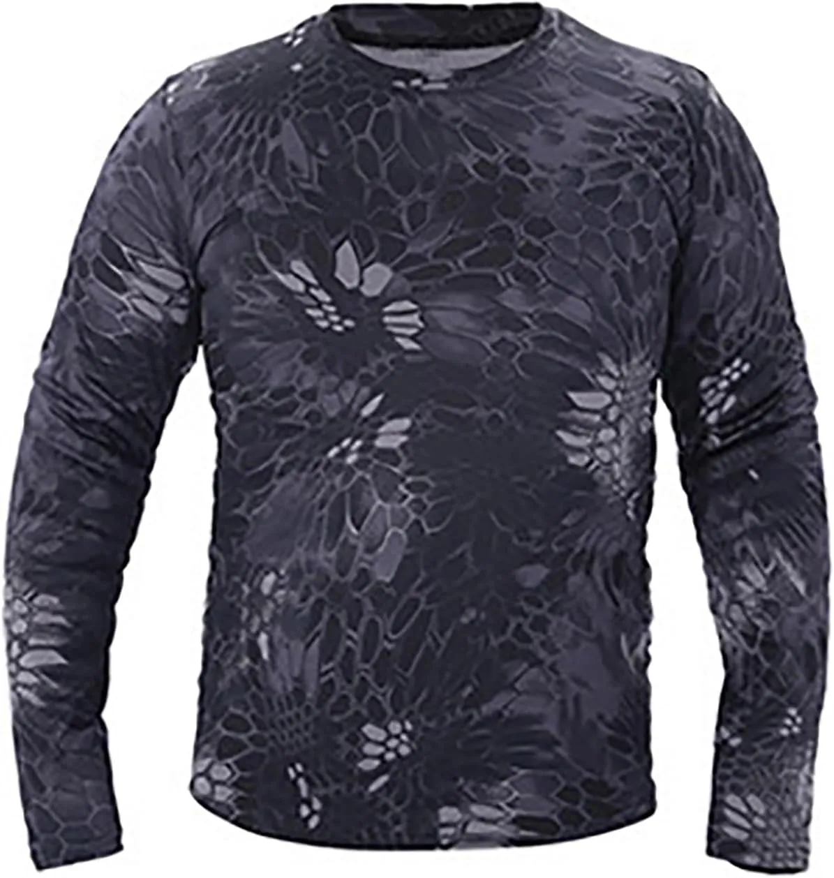 Men'S Long Sleeve Sun Protection Shirts Lightweight Hunting Shirt Quick Dry Fishing Hoodie Summer Camouflage Shirts