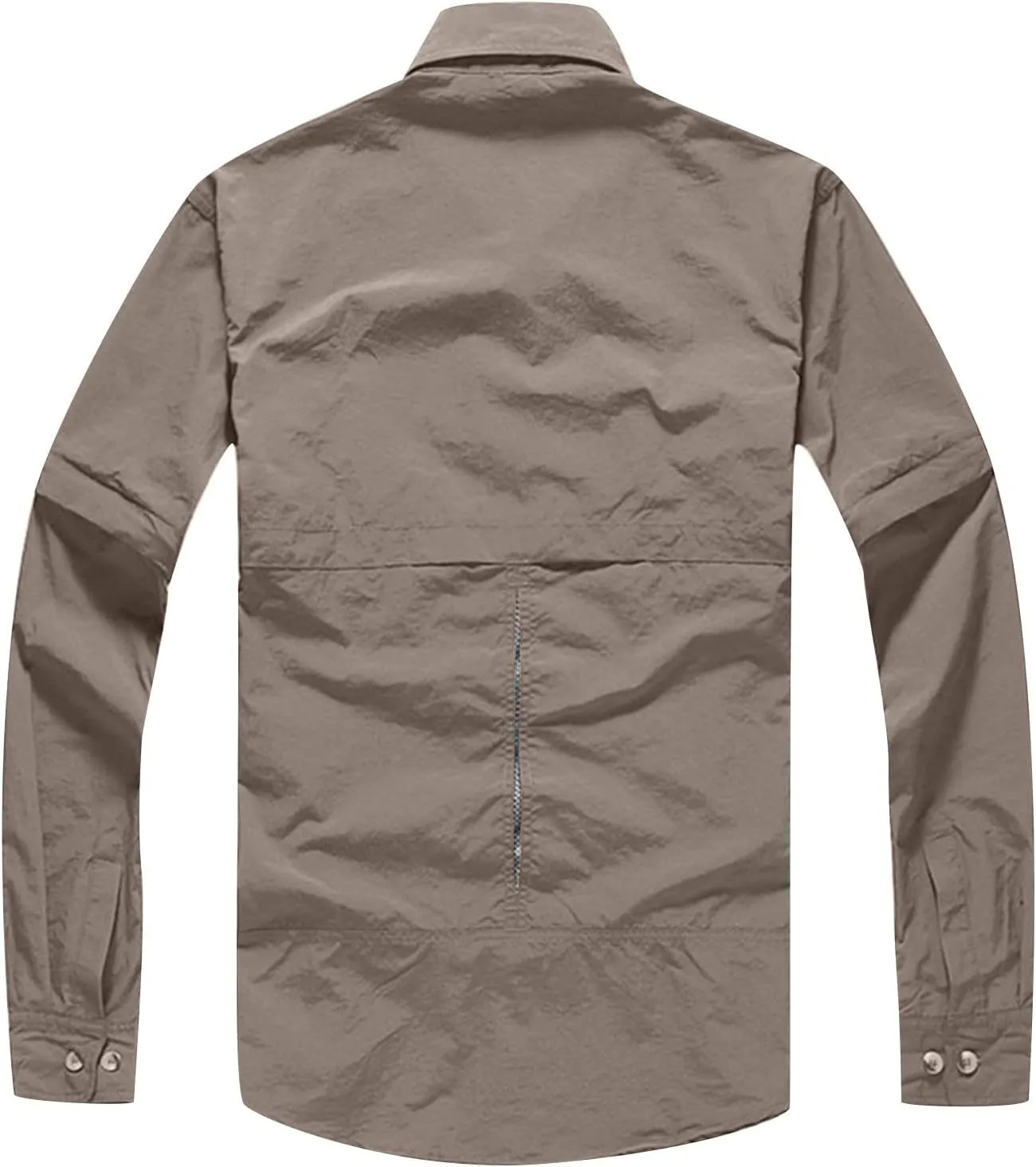 Men's Long Sleeve Work Shirts Breathable Quick Dry Ripstop Military Tactical Shirt Outdoor Casual Button Down Hiking Shirt