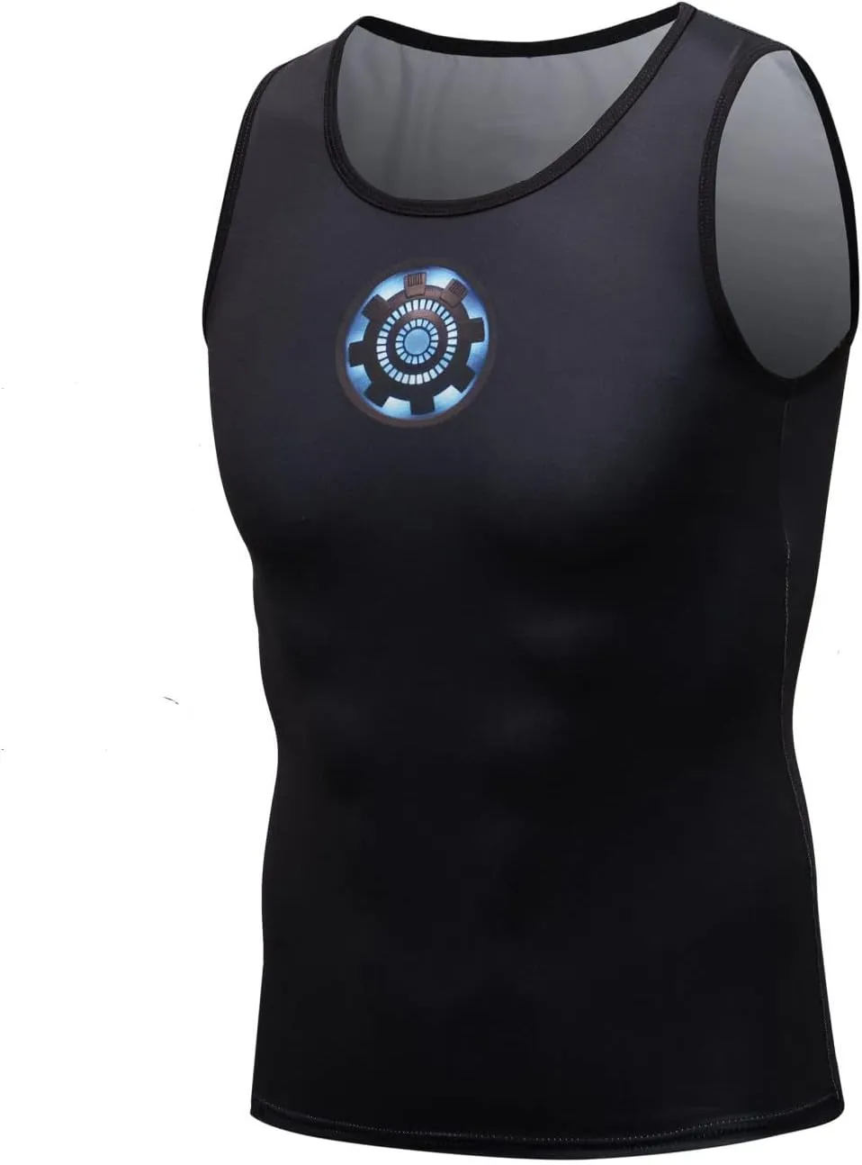 Men's Muscle Tank Top Sleeveless T-Shirts Baselayer Tees Cool Dry Compression Shirts Running Sports Vest