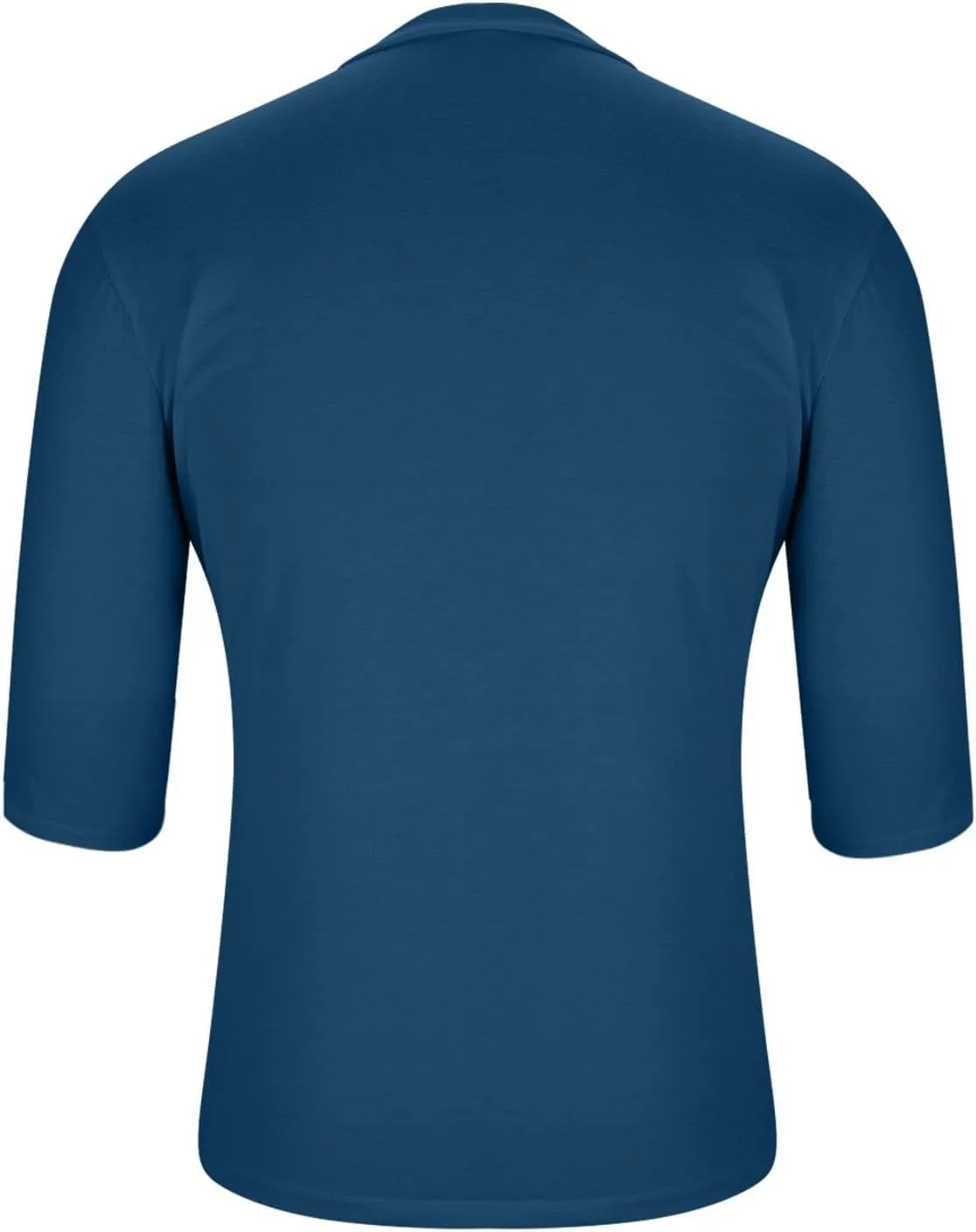 Mens Plus Size Solid Color T-Shirts Casual Crewneck 3/4 Sleeve Shirts 2025 Summer Tops Basic Pullover Workout Tees