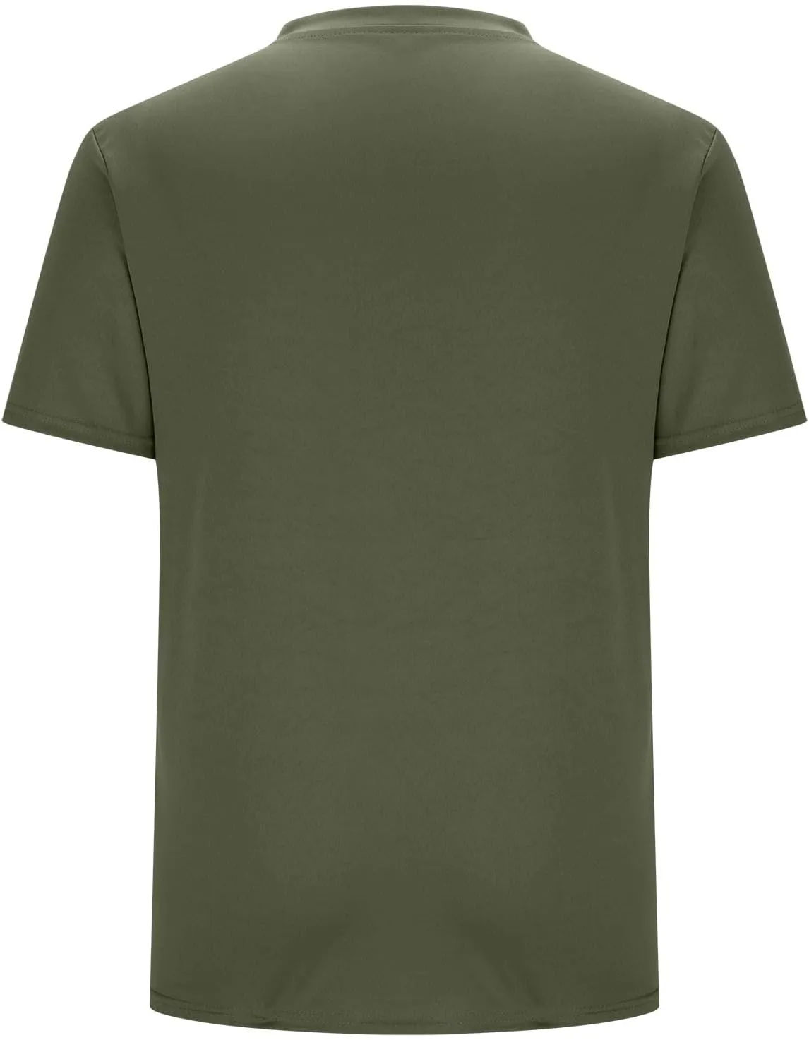 Men's Quick-Dry Short Sleeve Athletic Performance Polo Shirt Solid Color Button Stand-up Collar Pullover Golf Shirts