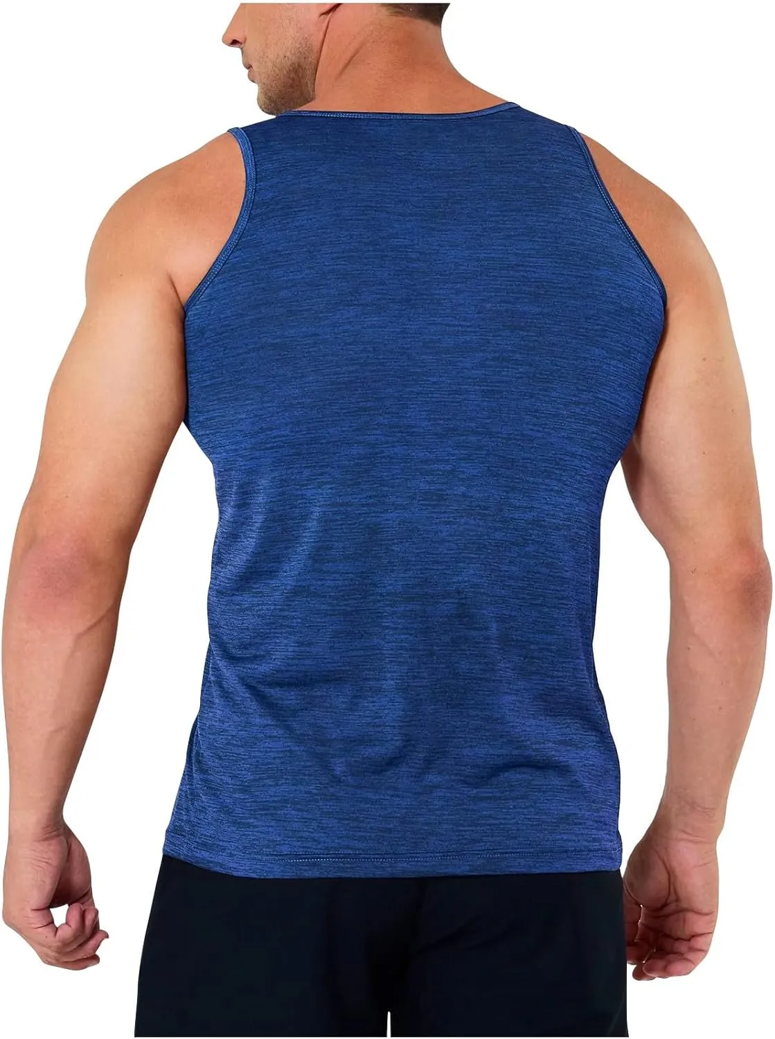 Men's Tank Tops Quick Dry T Shirts Sports Athletic Gym Bodybuilding Fitness Sleeveless Shirts for Beach Running Shirt