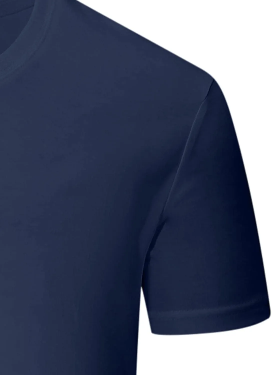 Men's Waterproof Quick Dry T-Shirt Summer Casual Short Sleeve Crewneck Tee Tops Running Gym Active Performance Shirts