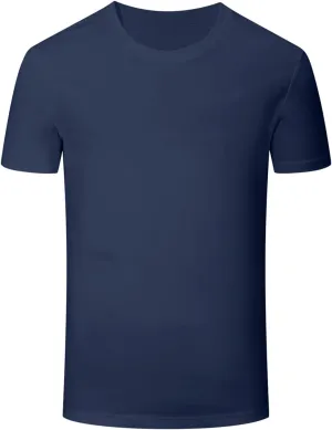 Men's Waterproof Quick Dry T-Shirt Summer Casual Short Sleeve Crewneck Tee Tops Running Gym Active Performance Shirts