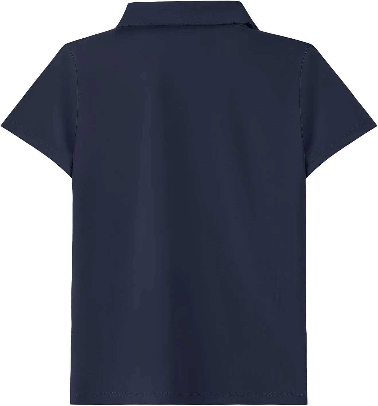 MERIABNY Girls Short Sleeve Golf Polo Shirts Quick Dry Athletic Tops for Aged 6-13