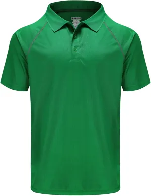MOHEEN Men's Golf Shirts Short Sleeve Moisture Wicking Polo T-Shirts Athletic Quick Dry Fit Performance Collared UPF 50 