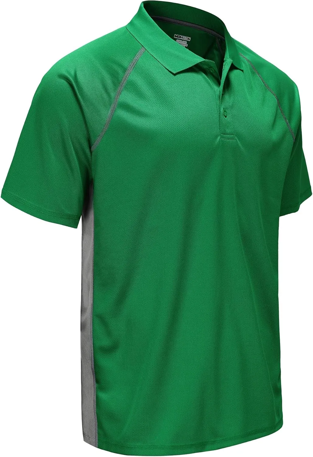 MOHEEN Men's Golf Shirts Short Sleeve Moisture Wicking Polo T-Shirts Athletic Quick Dry Fit Performance Collared UPF 50 