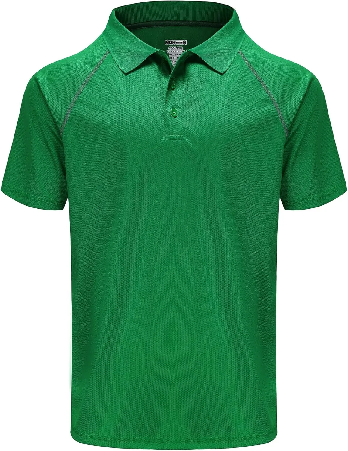 MOHEEN Men's Golf Shirts Short Sleeve Moisture Wicking Polo T-Shirts Athletic Quick Dry Fit Performance Collared UPF 50 