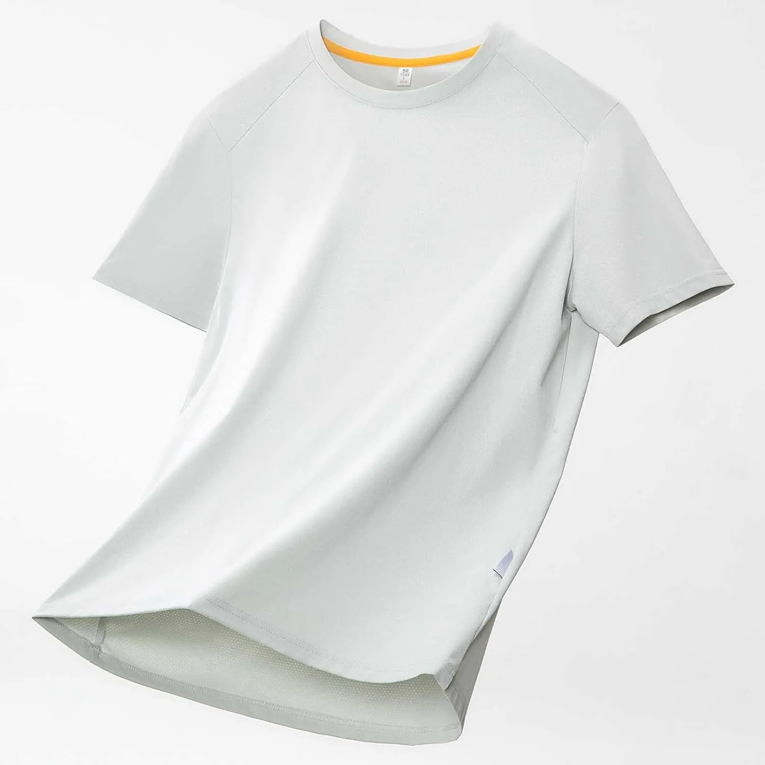 Moisture Wicking Shirts for Men Quick Dry Workout Shirt Short Sleeve Athletic Running Gym T-Shirt Crewneck Lightweight