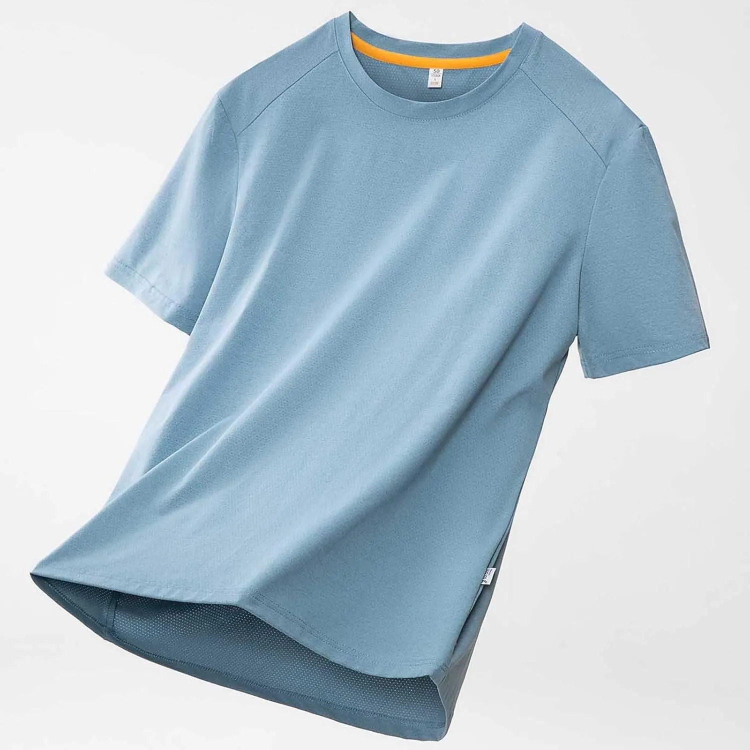 Moisture Wicking Shirts for Men Quick Dry Workout Shirt Short Sleeve Athletic Running Gym T-Shirt Crewneck Lightweight