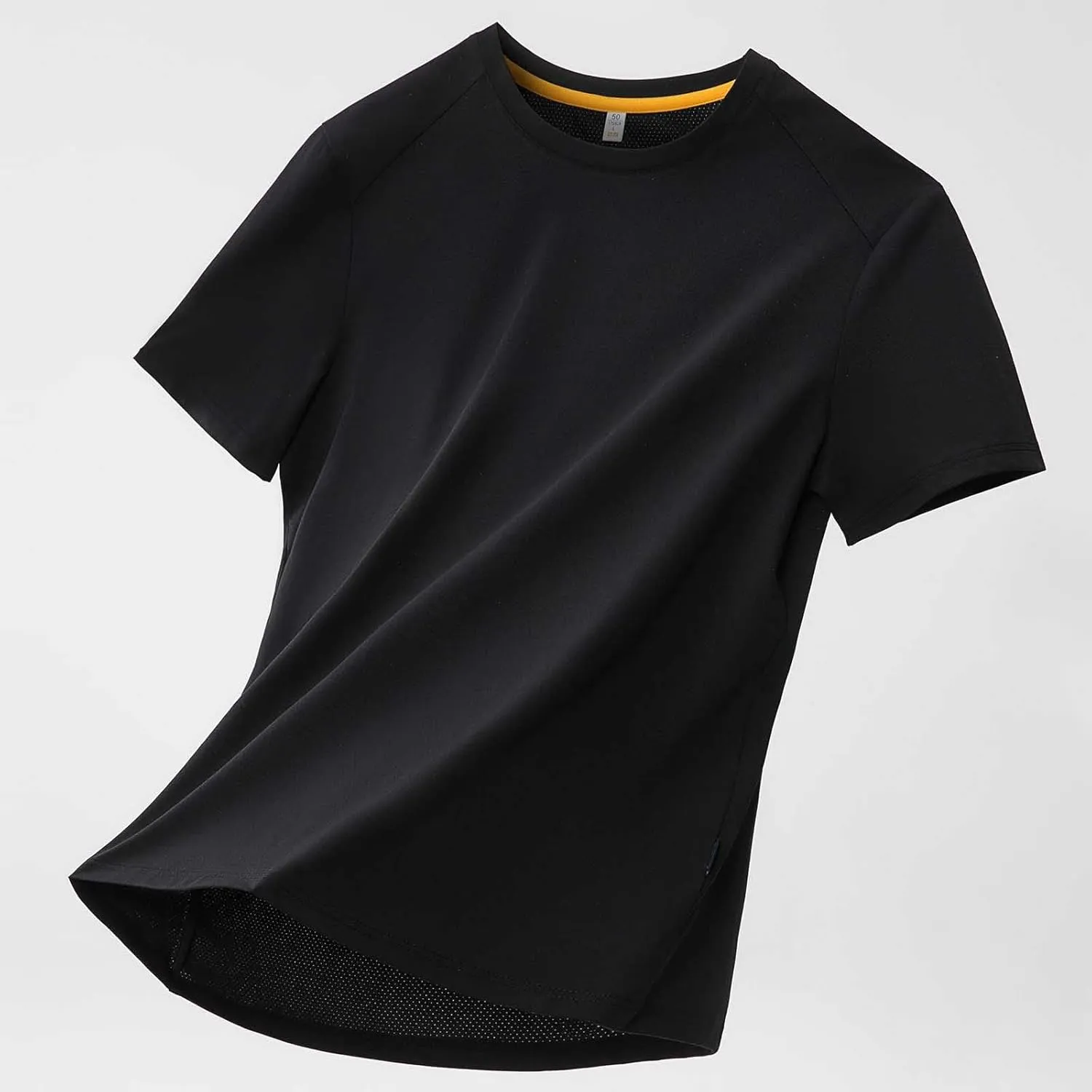 Moisture Wicking Shirts for Men Quick Dry Workout Shirt Short Sleeve Athletic Running Gym T-Shirt Crewneck Lightweight