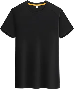 Moisture Wicking Shirts for Men Quick Dry Workout Shirt Short Sleeve Athletic Running Gym T-Shirt Crewneck Lightweight