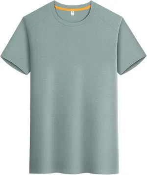 Moisture Wicking Shirts for Men Quick Dry Workout Shirt Short Sleeve Athletic Running Gym T-Shirt Crewneck Lightweight