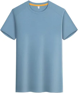 Moisture Wicking Shirts for Men Quick Dry Workout Shirt Short Sleeve Athletic Running Gym T-Shirt Crewneck Lightweight