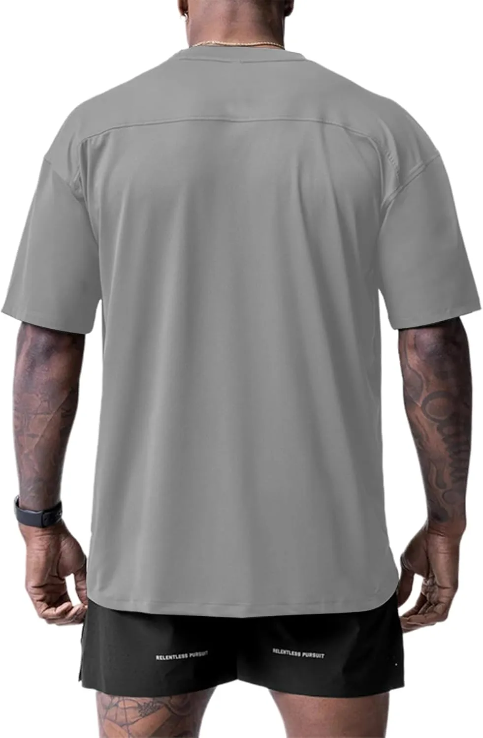 Muscle Killer 1/2pack Mens T Shirt Gym Workout Dry Fit Short Sleeve Athletic Fitness Crew Neck Tee Shirts Casual Loose Fit