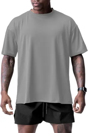 Muscle Killer 1/2pack Mens T Shirt Gym Workout Dry Fit Short Sleeve Athletic Fitness Crew Neck Tee Shirts Casual Loose Fit