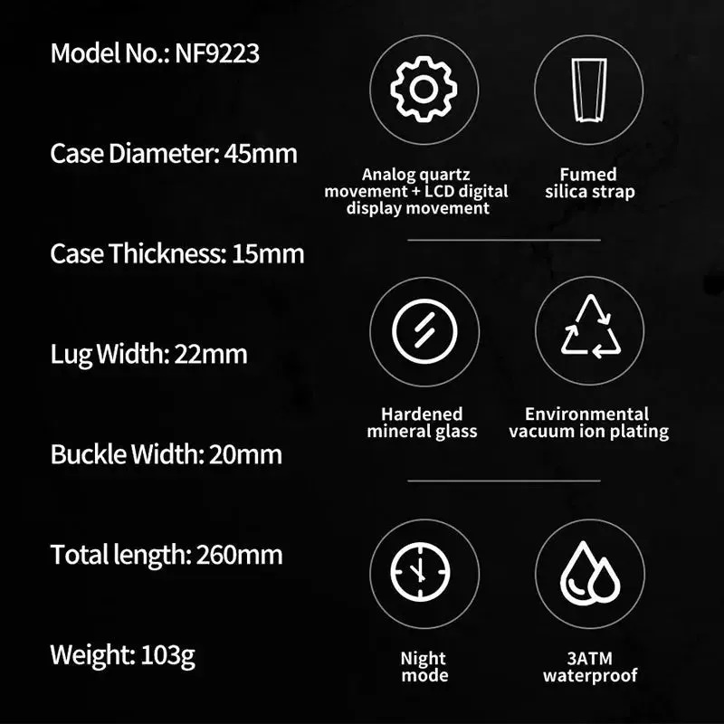 NAVIFORCE Military Sports Watch