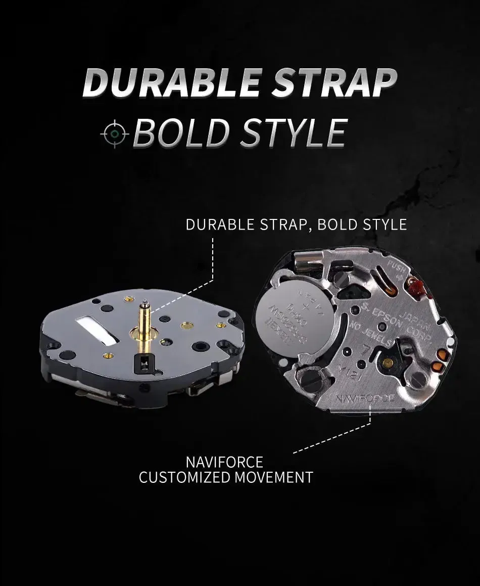NAVIFORCE Military Sports Watch