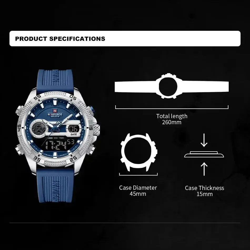NAVIFORCE Military Sports Watch